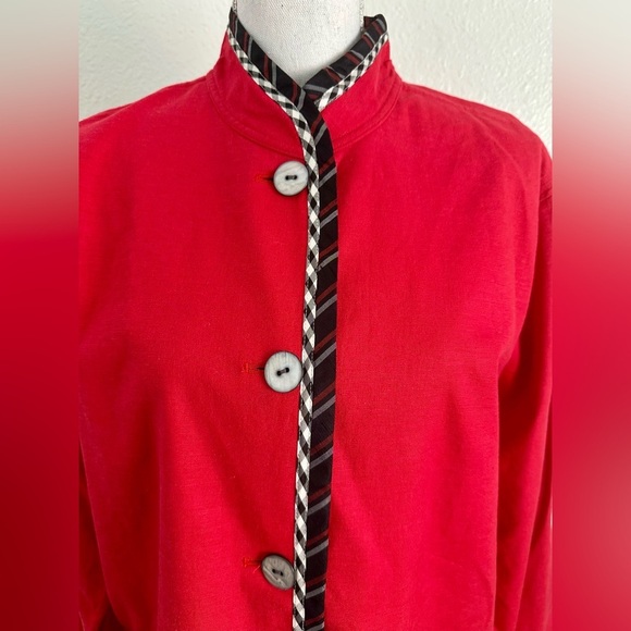 Koos of Course! Women’s Lightweight Reversible Linen Blend Blazer/Jacket Size M - Picture 5 of 12